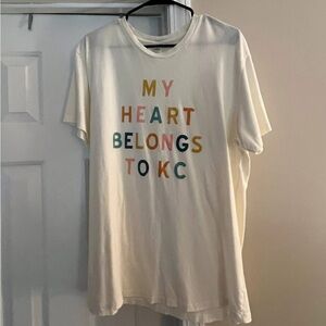 KC Graphic T-Shirt with Colorful Text